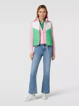 Стеганый жилет в стиле колор-блок Polo Ralph Lauren, белый