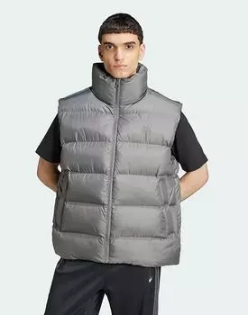 Стеганый жилет в тон серого цвета adidas Originals