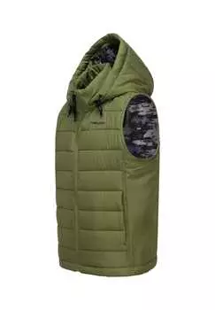 Стеганый жилет витек Ragwear, зеленый