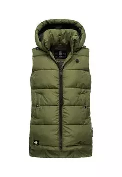 Стеганый жилет Заринаа MARIKOO, цвет Dusty Olive