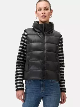 Стеганый жилет Zero, черный