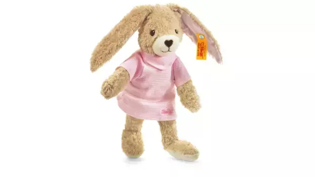Steiff Зайчик Хоппель, розовый, 20см