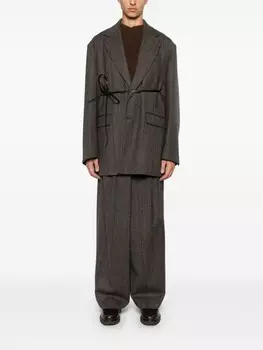 STEIN брюки широкого кроя, коричневый