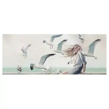 Стеклянная картина Bilderwelten Kaffee am Meer