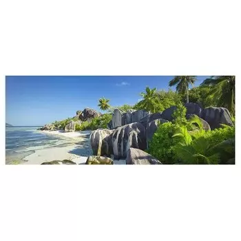 Стеклянная картина Bilderwelten Traumstrand Seychellen
