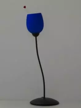 Стеклянная настольная лампа BABY с декоративной подсветкой в виде коктейльной палочки Dapo Leuchten