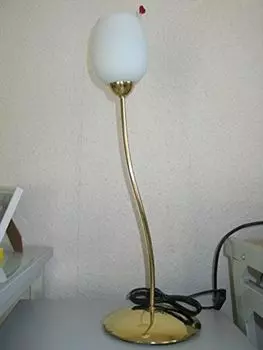 Стеклянная настольная лампа BABY с декоративной подсветкой в виде коктейльной палочки Dapo Leuchten