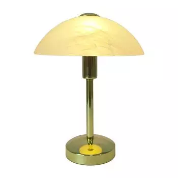 Стеклянная настольная лампа MISCHA гостиная прикроватная тумбочка подоконник лампа: латунь Dapo Leuchten, золото