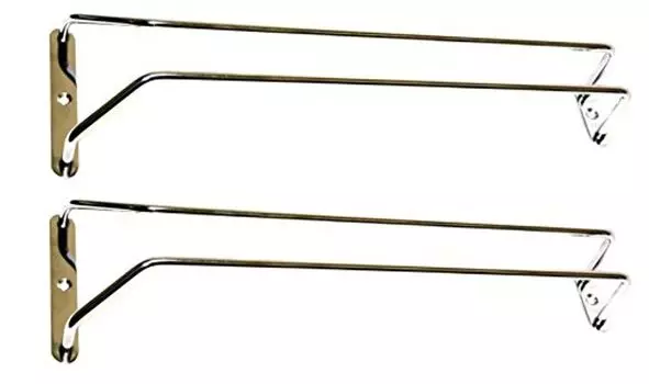 Стеклянная рейка 34 см хромированная - 2 шт TAMLED