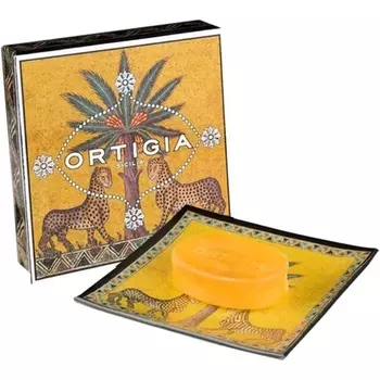 Стеклянная тарелка и мыло Zagara Ortigia