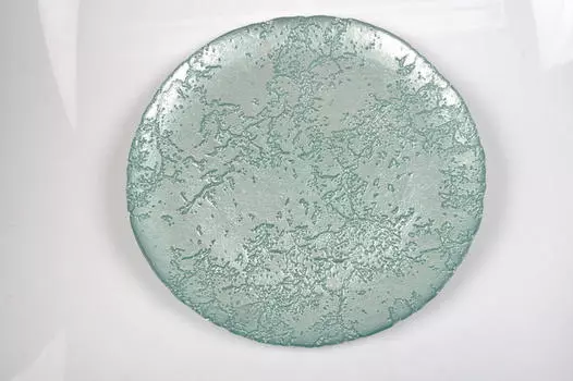 Стеклянная тарелка Novel, мятно-зеленый