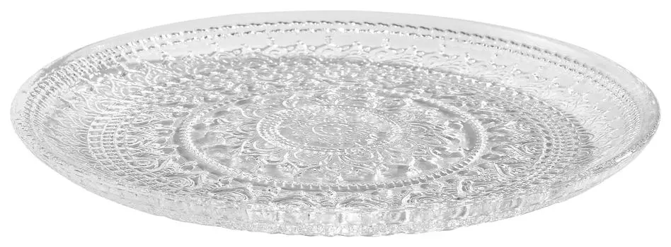 Стеклянная тарелка Novel, прозрачный