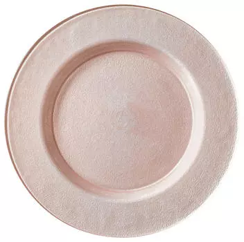 Стеклянная тарелка Novel, светло-розовый