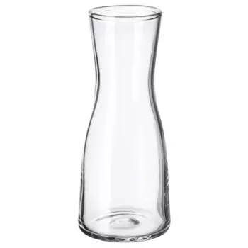 Стеклянная ваза, прозрачное стекло, 15 см, TIDVATTEN IKEA