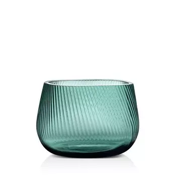 Стеклянная ваза телесного цвета Opti дымчато-зеленого цвета, средняя ваза Nude Glass, зеленый