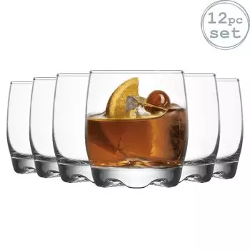 Стеклянные стаканы для виски LAV Adora, 290 мл, упаковка из 12 стаканов для виски
