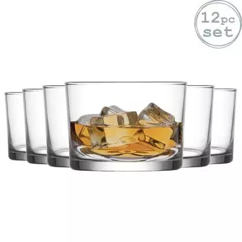 Стеклянные стаканы для виски LAV Bodega, 240 мл, 12 шт. в упаковке