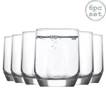 Стеклянные стаканы для воды LAV Diamond, 215 мл, 6 шт. в упаковке