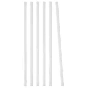 Стеклянные трубочки для напитков 6 штук Ikea, белый