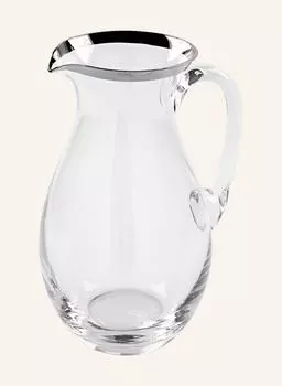 Стеклянный кувшин платина2 Fink, серебряный