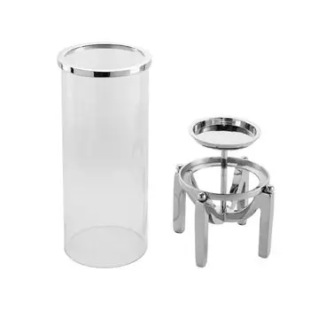 Стеклянный подсвечник «Ураган»