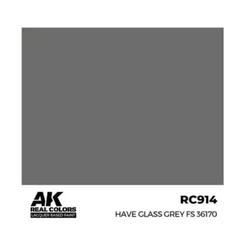 Стеклянный серый FS 36170, Paint - Real Color, Dropper Bottles (AK-Interactive)