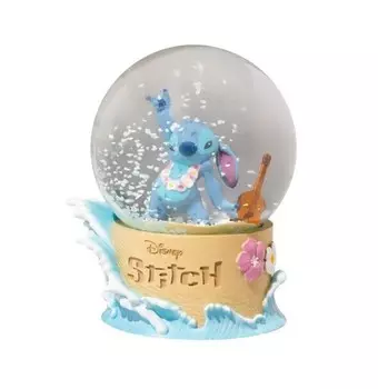 Стеклянный снежный шар Disney Stitch