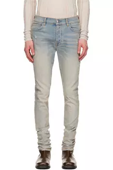 Стековые джинсы Amiri, индиго