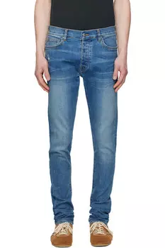 Стековые джинсы Amiri, индиго