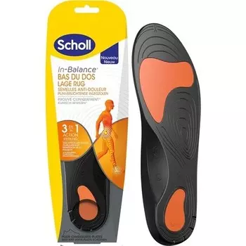 Стелька In-Balance Anti Pain для поясницы, средняя Scholl