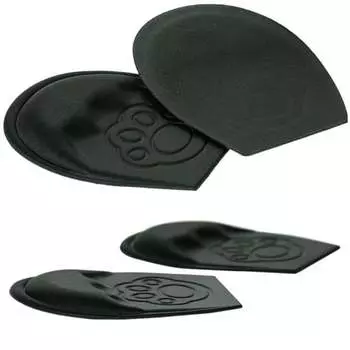 Стельки для обуви, мягкая подушка для пальцев из черной ткани, inna