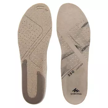 Стельки кожаные Quechua Hike 550 для походов, бежевый