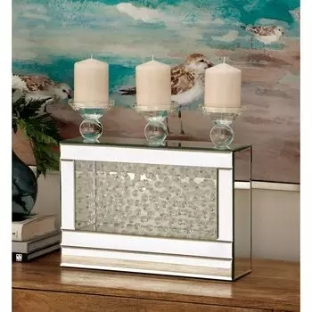 Stella & Eve Серебряный деревянный подсвечник