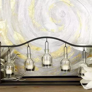 Stella & Eve Традиционный держатель для обета из металла и стекла на 5 графинов