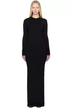 Стелла макси-платье terne, черный