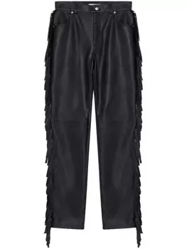 Stella McCartney альтер Мат бахрома торсеры, черный