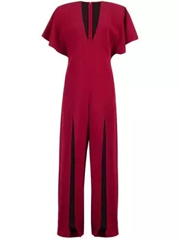 Stella McCartney атласный комбинезон, красный