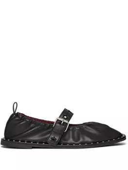 Stella McCartney балетки Falabella с заклепками, черный