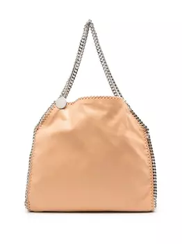 Stella McCartney большая сумка-тоут Falabella, коричневый