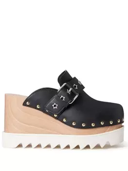 Stella McCartney босоножки Elyse 100 с заклепками, черный