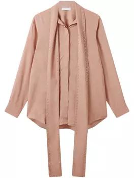 Stella McCartney брюки с заклепками, розовый
