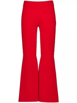 Stella McCartney брюки тонкой вязки, красный