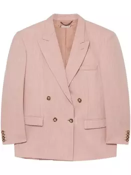 Stella McCartney двубортный блейзер, розовый