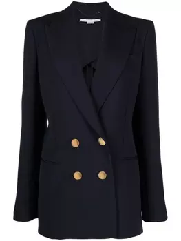 Stella McCartney двубортный блейзер, синий