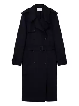 Stella McCartney двубортный тренч, синий