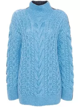 Stella McCartney джемпер фактурной вязки, синий