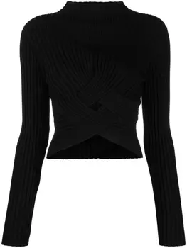 Stella McCartney джемпер с вырезами, черный