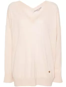 Stella McCartney джемпер Stella Iconics тонкой вязки, розовый