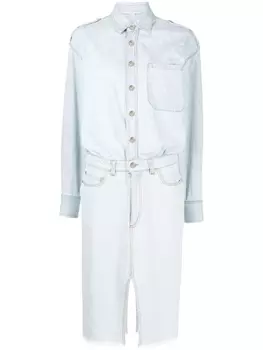 Stella McCartney джинсовое платье-рубашка, синий