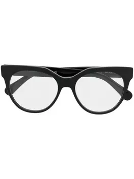 Stella McCartney Eyewear очки в оправе 'кошачий глаз' с логотипом, черный